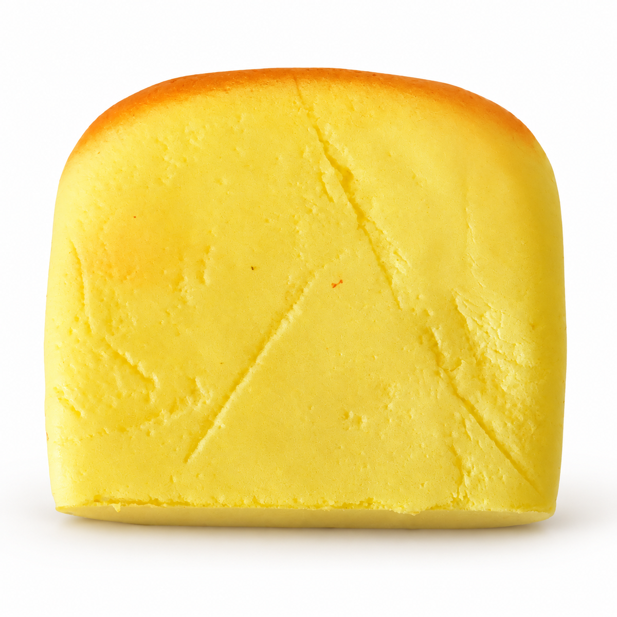 Yellow toast squishy with a golden-brown crust
